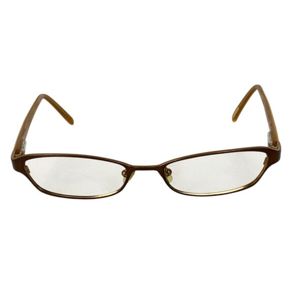 Ted Baker B105 Amber Rectangle Eyeglasses Frames Metal 52-17-135 - Picture 5 of 11